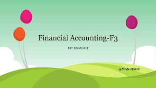 FIAACCA F3  Bpp Kit Financial Accounting Consolidated Statement Chapter 21amp22 [upl. by Maroj]