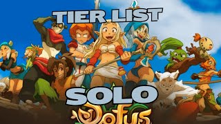 Dofus 271  Tier List des classes en PVM Solo sur Dofus [upl. by Klug]