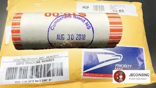 INCREDIBLE Original Mint Quarter Roll Unboxing  JBCOINSINC Mail Call [upl. by Aicekat61]