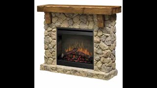 Dimplex Stone Electric Fireplace Mantel Review SMP 904 ST  Can Faux Stone Be Convincing [upl. by Larcher729]