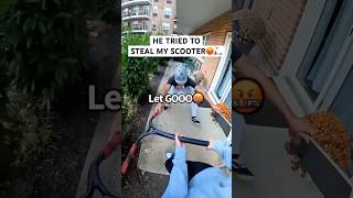 He Tried To Steal My Scooter 😡🛴Roman Dellapena shorts shortvideo challenge viral gopro funny [upl. by Aihsikal363]