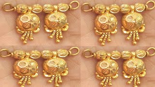 Lightweight gold mangalsutra design for mini ganthan with wait amp pricenew mangalsutra collection [upl. by Odarbil]