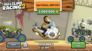 HILL CLIMB RACING 2  NEW VEHICLE HOVERBIKE FULLY UPGRADED  GAMEPLAY [upl. by Jez]