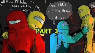 Please Dont Leave  Love Story 3 Amongus Comic Dub [upl. by Aineles394]