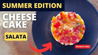 Chesecake SALATA monoporzione  SUMMER EDITION [upl. by Ardnaet149]