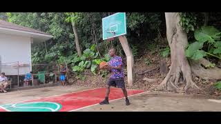 Passport Bro Playing basketball 🏀 at Pangulasian Island 🏝 El Nido Resorts [upl. by Kingston869]