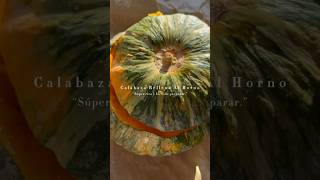 Calabaza Rellena Al Horno recetas asmr recetasfaciles calabaza fit recipe cooking recipes [upl. by Einnig]