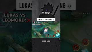 Lukas Vs Yu Zhong MLBBSkinGifts MLBB MobileLegendsBangbang [upl. by Anyaled]