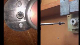 old style My fichet safe lock quick open with basic tool [upl. by Uzzia]