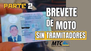 Como sacar Brevete de Moto en Trujillo Nuevo y Revalidación  Bien Explicado PARTE 2 [upl. by Adelle]