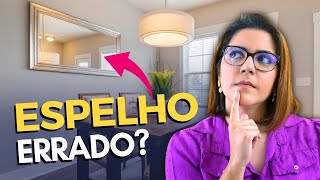 Os segredos para usar espelhos corretamente na decoração  SIMPLICHIQUE [upl. by Yeleek]