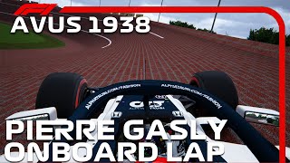 F1 2020 Old Avus Circuit 1938  Pierre Gasly Onboard  Assetto Corsa [upl. by Anyrak]