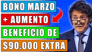 💥quotAHORA Bono en Marzo 90000 Extra y Novedades del Aumento para Jubilados y Pensionados Ansesquot [upl. by Nawrocki]