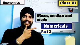 mean median mode class 11 economics important questions  Measures of central tendency economics [upl. by Idette457]