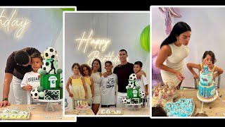 Happy Birthday Eva amp Mateo 💖🎂🎈🍬 6 yo  Cristiano Ronaldo amp Georgina Rodriguez Family cr7 [upl. by Horbal65]