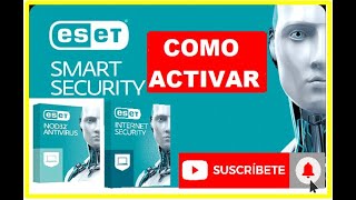 COMO ACTIVAR ESET NOD 32 ANTIVIRUS [upl. by Bartholemy395]