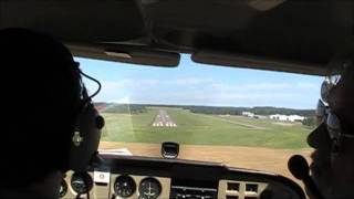 Takeoff and landing Cessna 172 [upl. by Alaet]