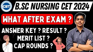 MH Nursing CET 2024  What After Nursing CET Exam   Admission Process  Merit List  bscnursing [upl. by Airemahs198]