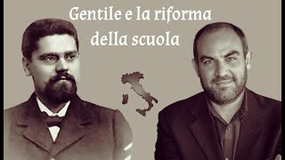 Gentile il pensiero pedagogico e la riforma della scuola [upl. by Vonni]