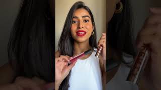 Fenty Beauty MVP lipstick alternative from an Indian brand Red lipstick for dusky skin redlipstick [upl. by Ilyak844]