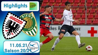 Highlights FC Aarau vs SC Kriens 110521 [upl. by Dammahum]