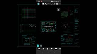 Convert dwg to dxf or dxf to dwg by Mobile DWG FastView [upl. by Yelram]