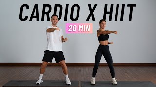 20 MIN CARDIO HIIT WORKOUT  ALL STANDING  Full Body No Equipment No Repeats [upl. by Westleigh]