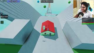 Survive The SLIDING House Challenge in Roblox  AyushMore EktaMore [upl. by Seidnac]