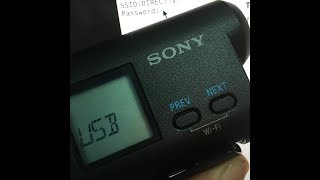 Sony Action Cam Wi Fi Password Recovery [upl. by Neile]