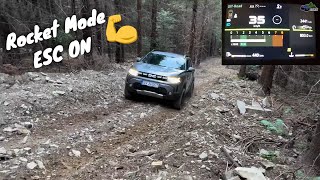 Dacia Duster 2024 4x4 Tackling Steep Hill Offroad [upl. by Tegdig]