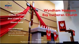 Wyndham Hobsons Bay Lutheran Church Service 1472024  LCA District Synod Sunday [upl. by Enois]