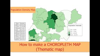 How to Make a Choropleth Map Thematic map in QGIS [upl. by Edlin]