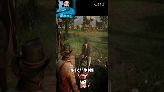 Camp pig  RDR2 😂 🤣 shorts rdr2clips rdr2gameplay rdr2 [upl. by Etnoled]