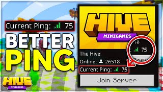 How To Get BETTER Ping On The Hive Minecraft Bedrock [upl. by Assehc128]