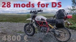 28 modifications to Ducati Scrambler Desert Sled [upl. by Thorfinn]