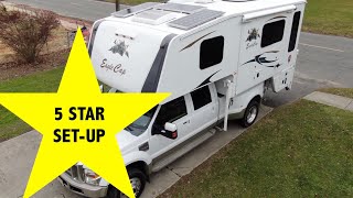 How to Install a Lithium Iron Battle Born Battery Solar system in an Eagle Cap 1165 Truck Camper [upl. by Moyer]