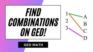 GED Math Combinations and Permutations [upl. by Girand192]