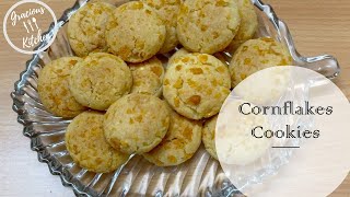 EASY CORNFLAKE COOKIES RECIPE 5 INGREDIENTS MELTING MOMENTS COOKIES  EASY COOKIES [upl. by Kerri]