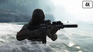 DANISH FROGMAN STEALTH MISSION Ghost Recon Breakpoint 4k 60 FPS [upl. by Kendy]