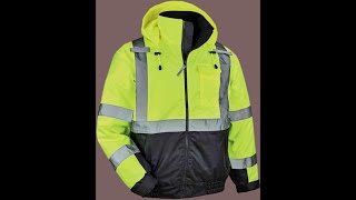 Ergodyne Standard Hi Vis Bomber Safety Jacket [upl. by Refenej]