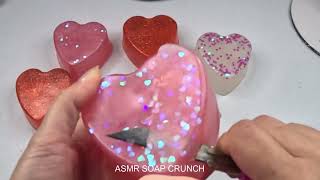 SOFT Glycerin Soap Cutting ASMR COMPILATION Satisfying Sounds [upl. by Mosier]