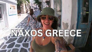 Naxos Greece Walking Tour Naxos Old Town Port Chora Naxos [upl. by Khalsa]