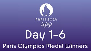 Paris Olympics Medal Winners Day 1  6 [upl. by Mallory410]