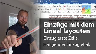 Einzüge in Word formatieren Ich zeige wies geht – hängende Einzüge Erstzeileneinzüge amp Co [upl. by Barnum]