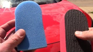 How to Clay a Car with Nanoskin Autoscub Sponge [upl. by Lemraj]