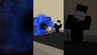 Pulling a Black Hole Bedrock Challenge Saitama  Herobrine minecraft shorts [upl. by Ttirrem473]