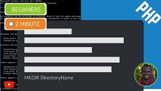 How to Create a Directory in the Command Prompt mkdir and md 2017 [upl. by Eissen]