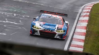 2021 24 Hours of Nürburgring  15 Audi Sport Team Phoenix Onboard Start to Hour 2 [upl. by Buehrer648]