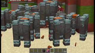 100 Ravagers vs 5 Netherite Golems in Minecraft [upl. by Lanod]