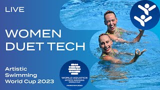 LIVE  Women Duet Technical  Artistic Swimming World Cup Markham 2023 [upl. by Favian]